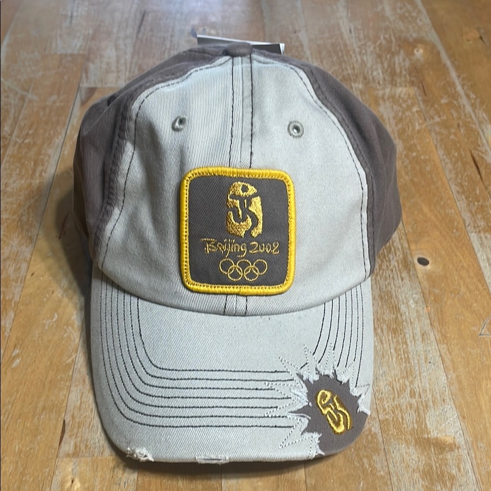 NWT Beijing 2008 Olympics Cap with Embroidered Logo